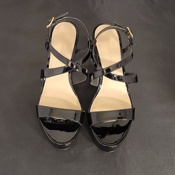 BRAND NEW STUART WEITZMAN WOMEN'S NATURAL AVE 75 WEDGE SANDAL - Picture 4 of 16